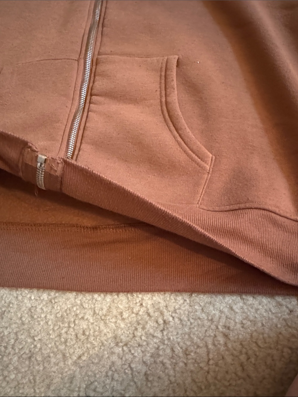 Rue21 Brown Yellowstone Zip-Up Hoodie - Size Large - Picture 6 of 10